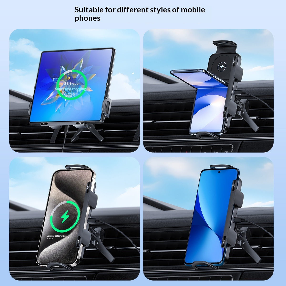 New Wireless Fast-charging Car Phone Holder