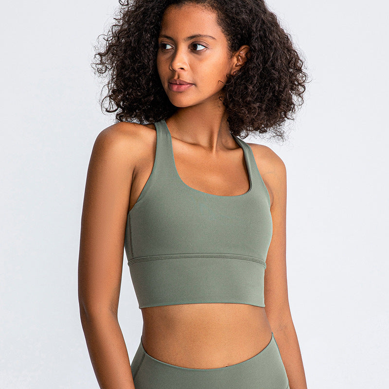 Women's Beauty Back Exercise Underwear Yoga Clothes With Chest Pad