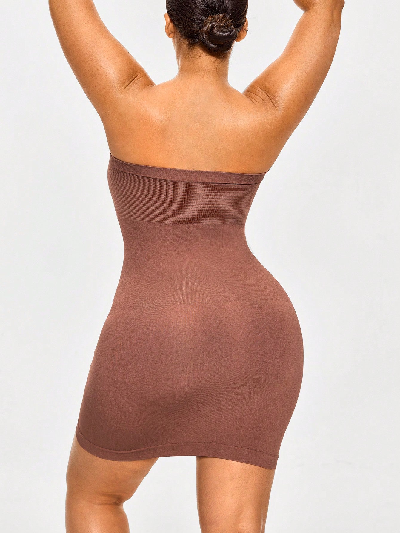 Strapless Full Body Shapewear Bodysuit Bust Lift Tummy Waist Control Natural Butt-Lift