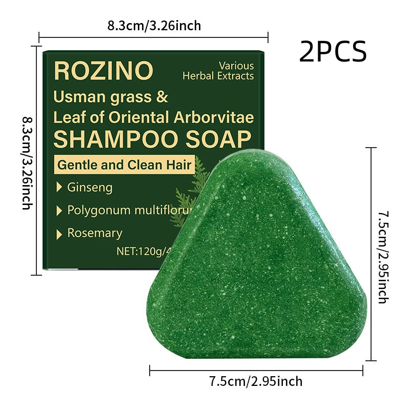 Platycladus Leaf Hair-Firming Triangular Shampoo Bar