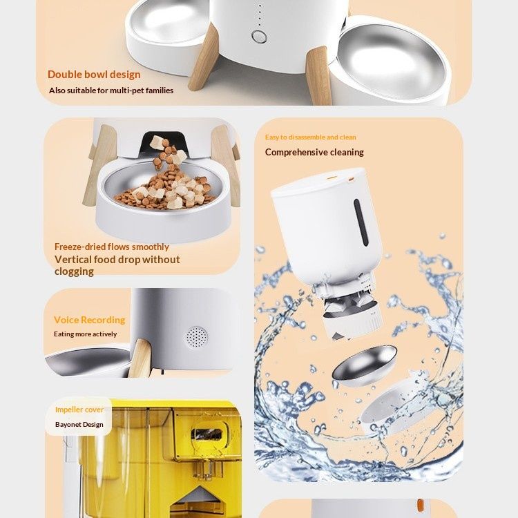 5L Pet App-Controlled Remote Smart Feeder