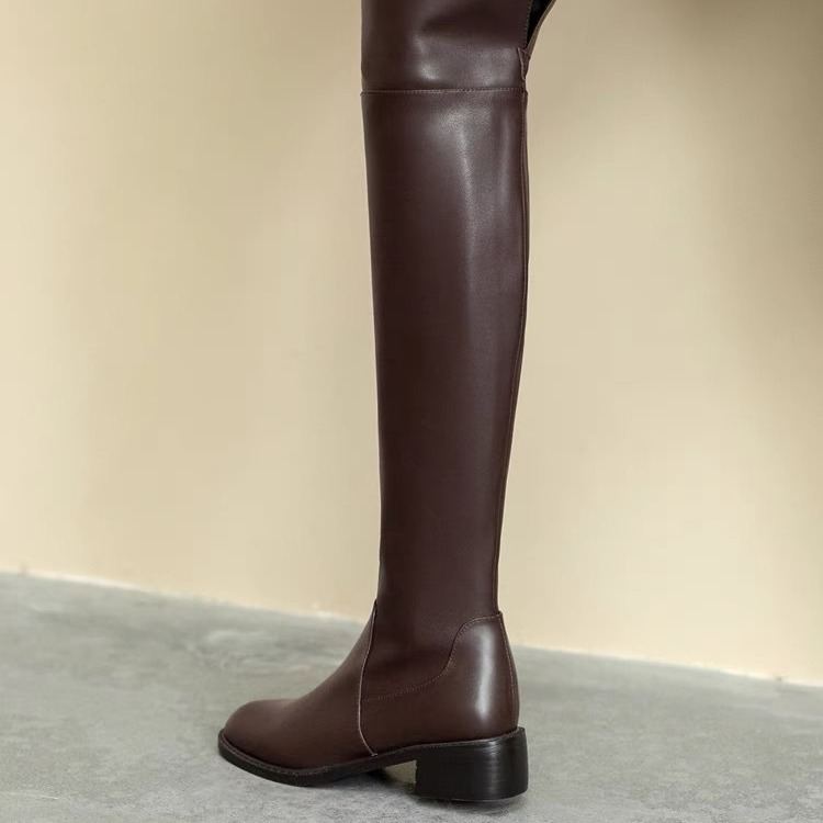 Korean-style Thigh-high Boots That Make Your Legs Look Slimmer For Women
