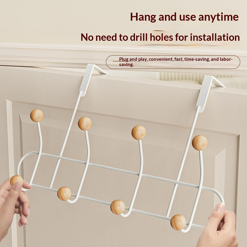 Home-use No-drill Wall-mounted Clothes Rack