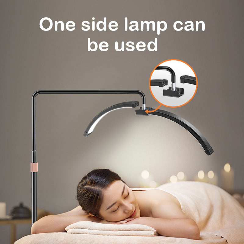 26-inch Split Folding Floor Half-month Beauty Lamp