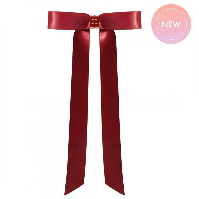 Womens Metal Bow Magnetic Hair Clip