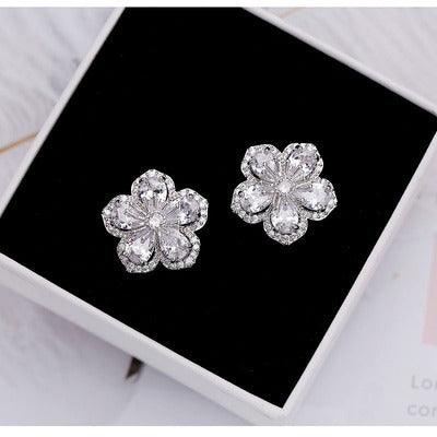 Japanese And Korean Instagram-style Cherry Blossom Earrings For Women