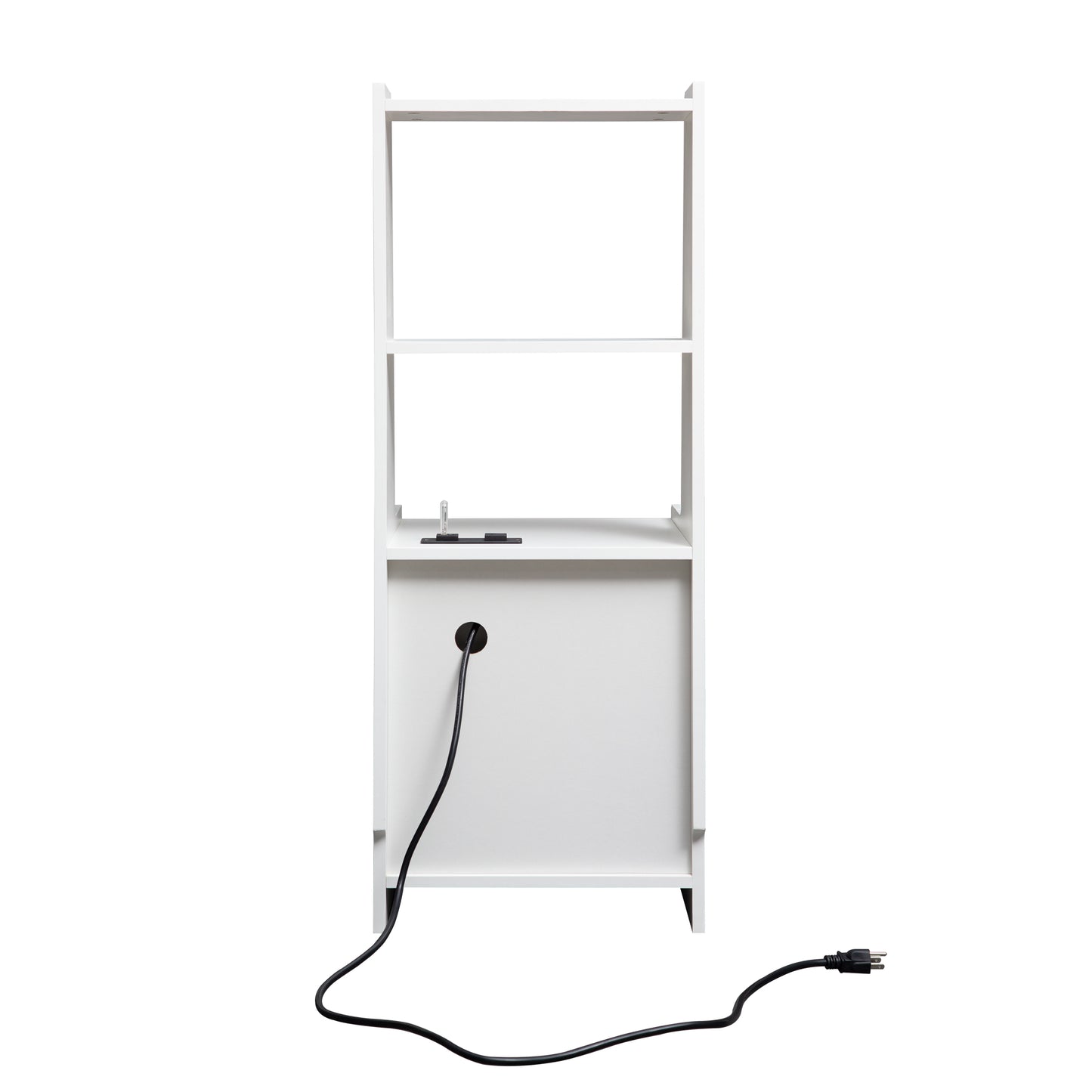Nightstands Set Of 2, With Charging Station, Smart Nightstand With Night Light, Modern Night Stand With Bookshelf, Bedside Tables With Storage Cabinet For Bedroom,White
