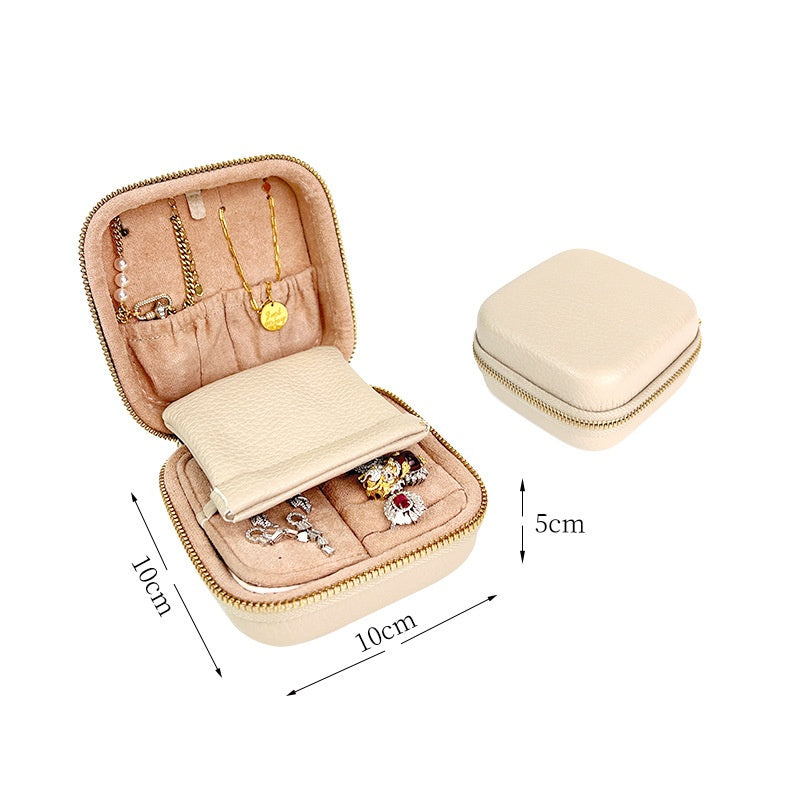Light-luxury Jewelry Box Portable And Exquisite For Storing Your Accessories