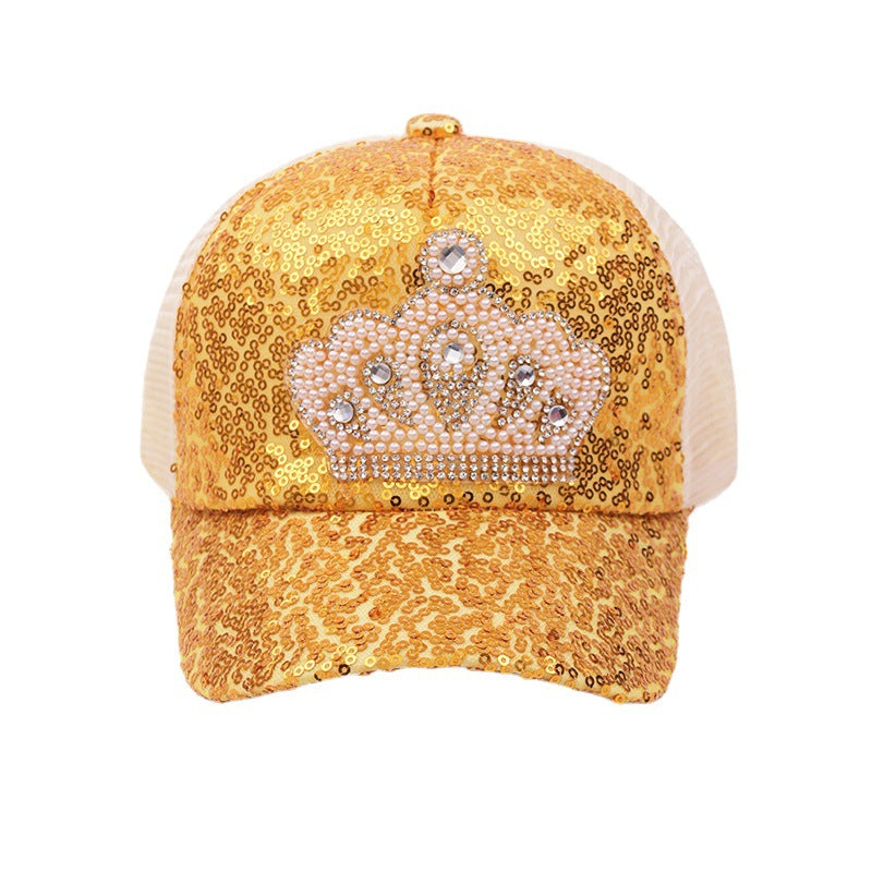 New Crown Princess Childrens Mesh Hat