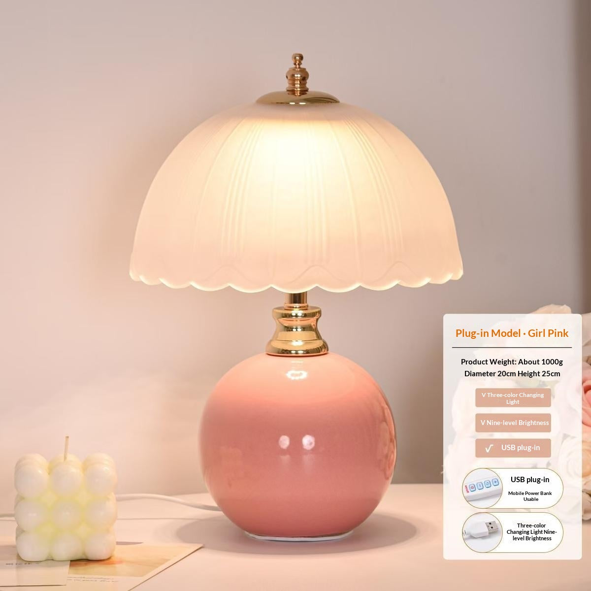 New-style Ambient Bedside Night Light For The Master Bedroom