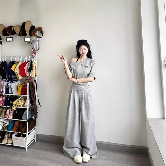 Korean-style College Summer Casual Sports Suit