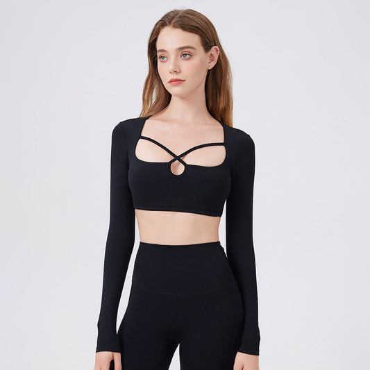 Yoga Clothes Quick-dry Casual Tops Training Running Sports
