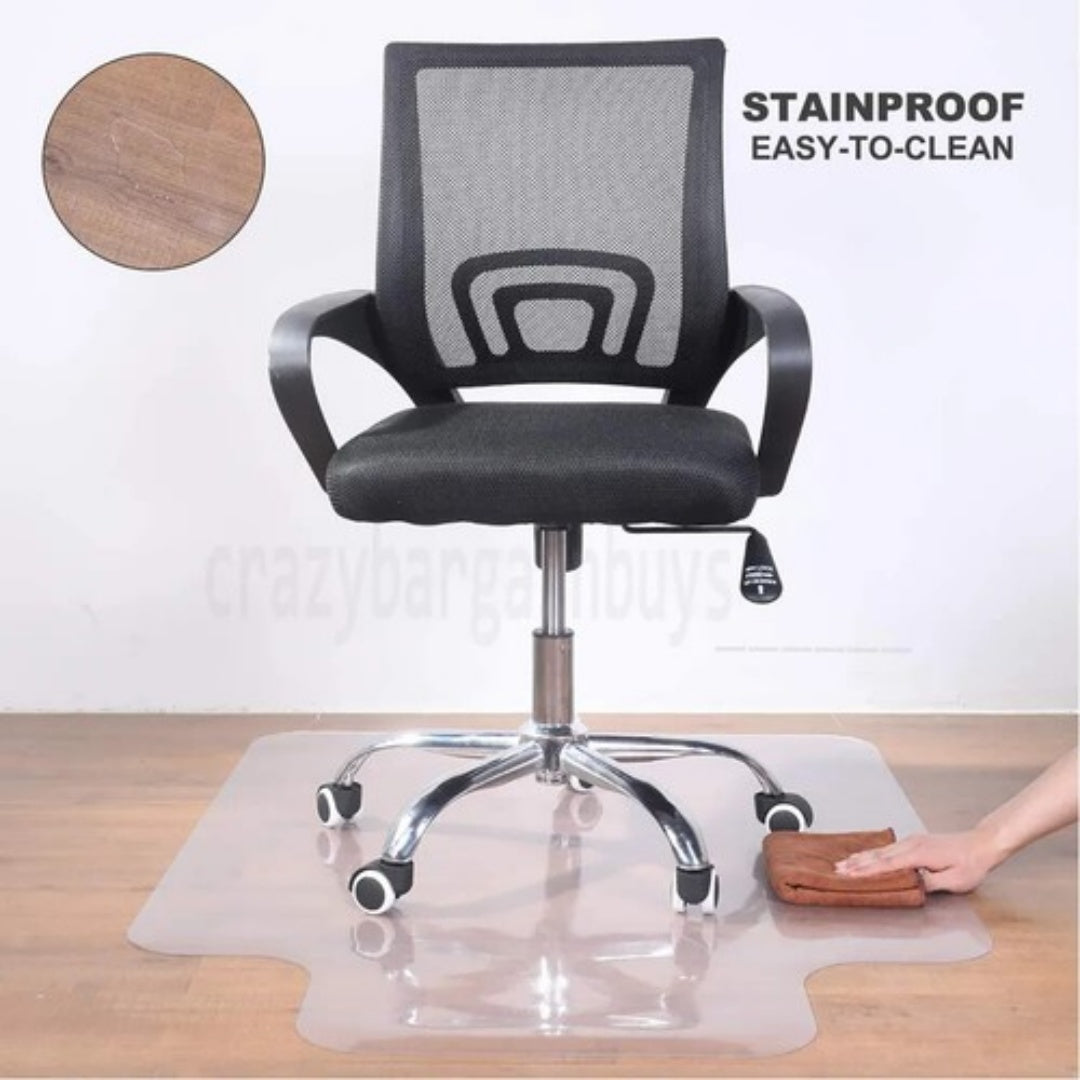 121x91 Chair Mat Carpet Floor Protectors PVC Home Office Room Computer Work Mats