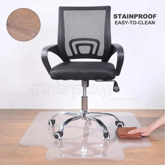 121x91 Chair Mat Carpet Floor Protectors PVC Home Office Room Computer Work Mats