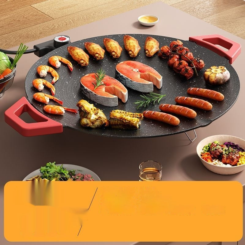 Smoke-free Korean-style Barbecue Griddle For Home Useperfect For Grilling Meat On A Hot Plate