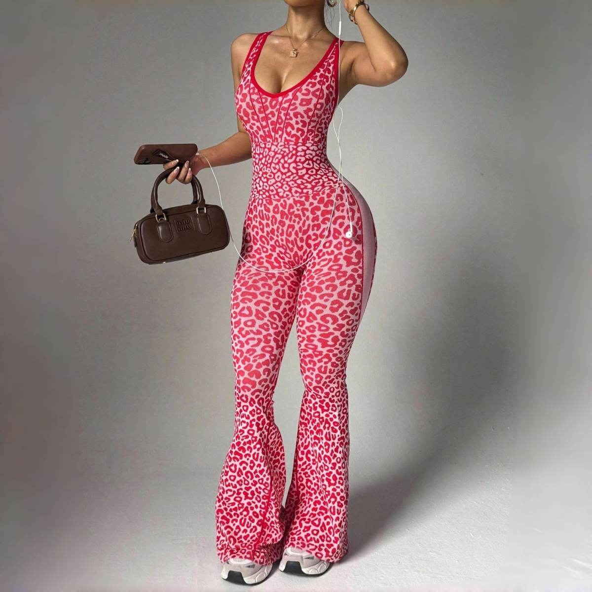 Cross-Back Beautiful Back Sexy One-Piece Yoga Pants