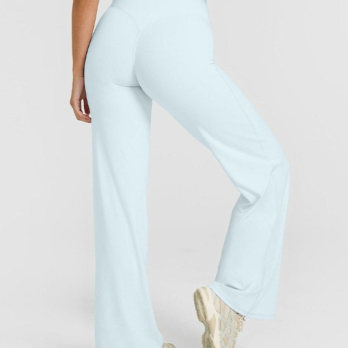 Yoga Pants Women's Thin High Waist Straight Pants