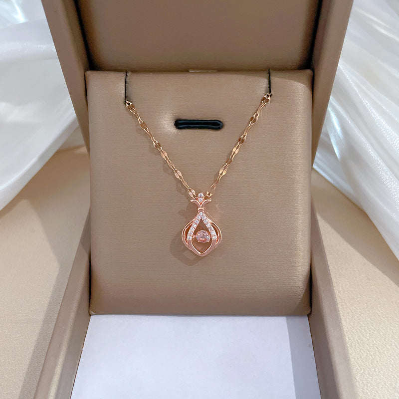 Kalung Wanita Merek VALLEY Desain Korea Bahan Titanium Premium Anti Luntur Aksesoris Fashion Sehari-hari