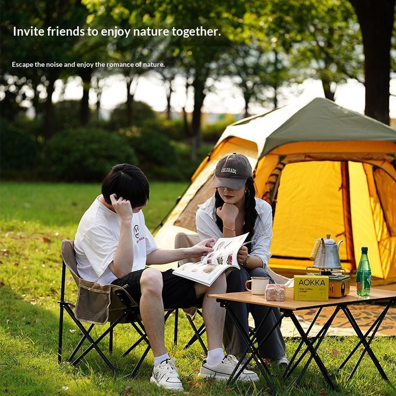 Outdoor Foldable Thickened Camping Chair Portable