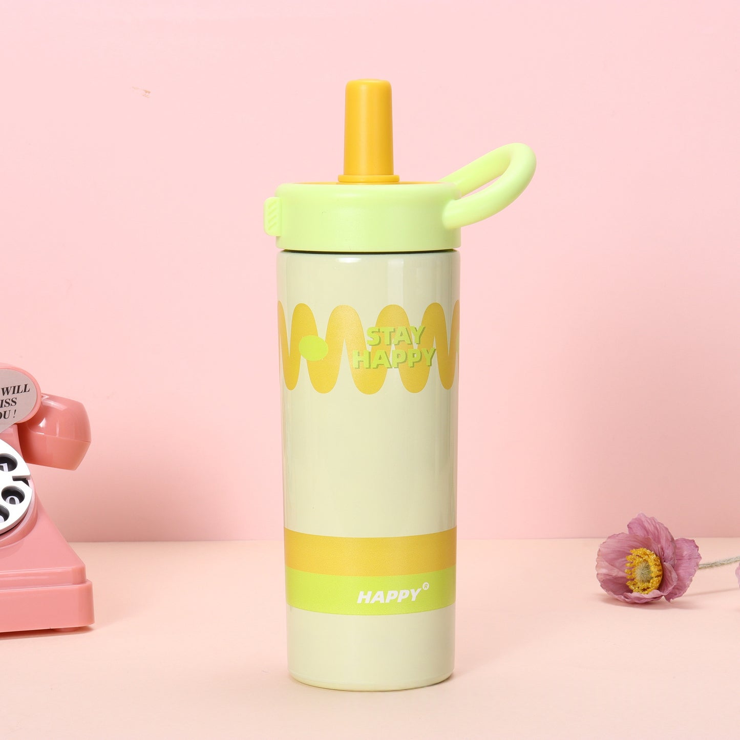 New Stylish High Grade Womens Portable Straw Cup With A Thickened Body