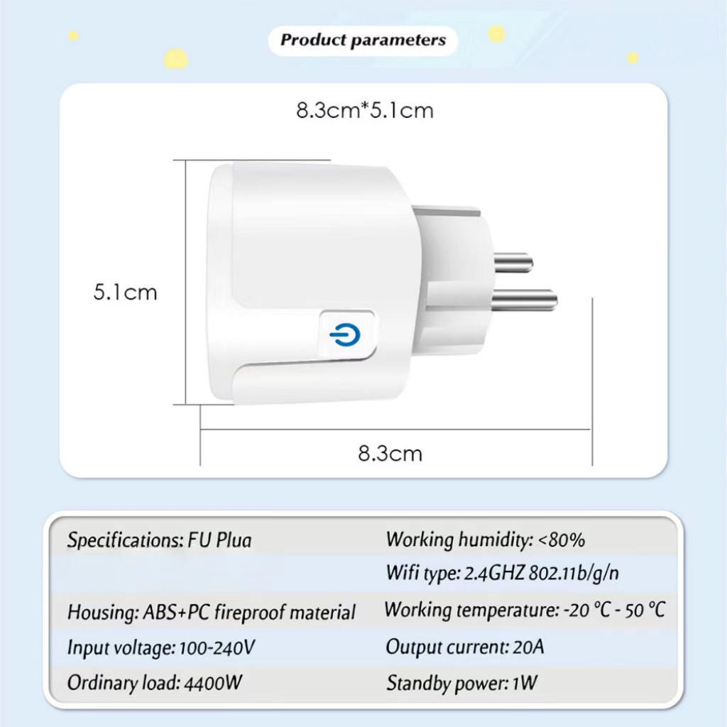 European Graffiti Smart Socket Mobile Phone Remote