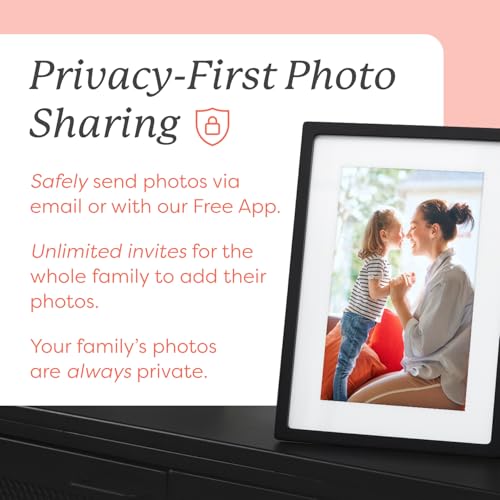 Skylight Frame – WiFi Digital Picture Frame Customer Support, Touch Screen Digital Photo Frame with Easy Setup, Photo Gift...