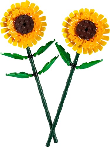 LEGO Sunflowers Building Toy for Kids, Girls and Boys Ages 8+ - Artificial Sunflowers for Home Decor and Display - Birthda...