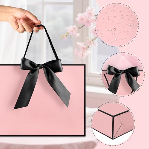 JMANNI Gift Bags with Handles, 13” Medium Gift Bag for Presents, 1 Pcs Bags with 2 Tissue Paper and 1 Cards for Baby Showe...