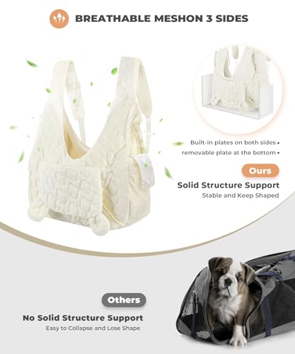 JourCraf Pet Carrier Backpack, Adjustable Pet Front Cat Dog Carrier Backpack Travel Bag for Small Medium Dogs Cats and Rab...