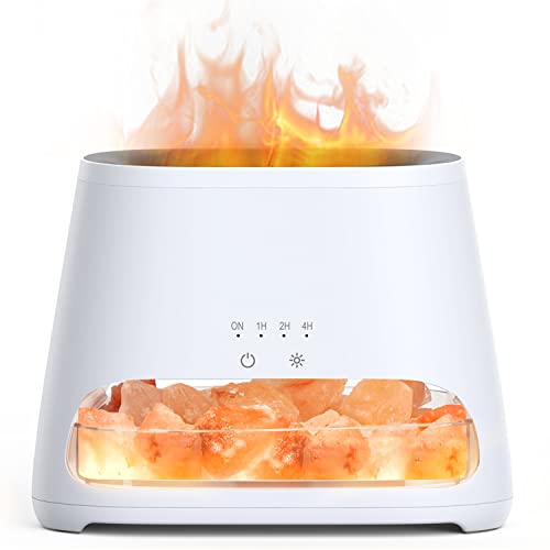 SALKING 2-in-1 Himalayan Salt Lamp & Ultrasonic Essential Oil Diffuser, Aromatherapy Diffuser Cool Mist Humidifier, Origin...