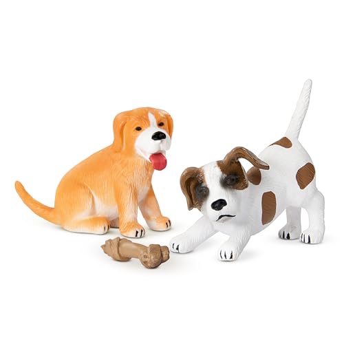 Terra by Battat – 5 Pieces Dog House Playset with Toy Dog Figurines – Durable & Realistic Animal Figures for Toddlers – Ed...