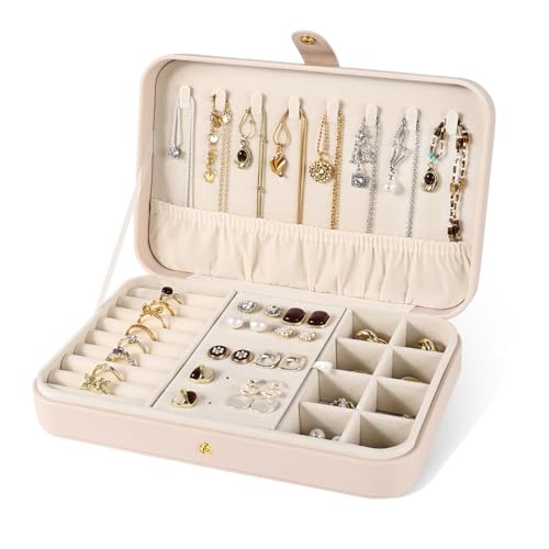 Greenfeather Jewelry Box, Jewelry Organizers and Storage Small Jewelry Boxes for Women Portable Jewelry Organizer Storage ...