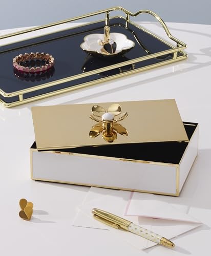 kate spade new york Make It Pop Large Floral Box, Gold