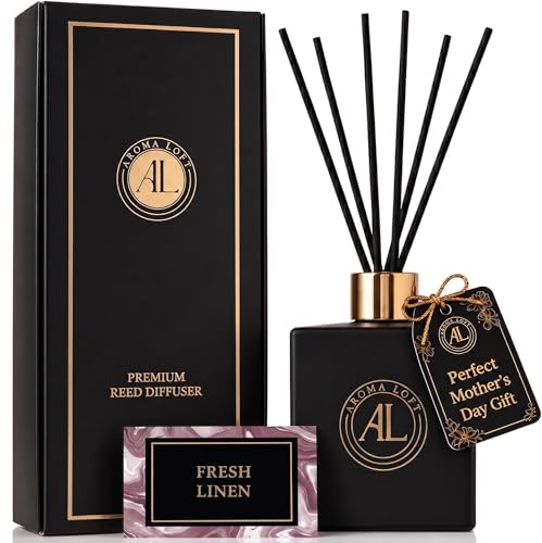 Reed Diffuser - Fragrance Diffuser for Home - 5 oz. Oil Diffuser Sticks - Bathroom Diffuser Set- Oil Diffuser Reeds - Scen...