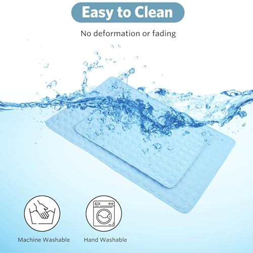 SHEJIZE Dog Cooling Mat Dog Cooling Pad Self Cooling Blanket, Washable Cooling Mat for Dogs, Pet Cooling Mat Keeps Pets Co...