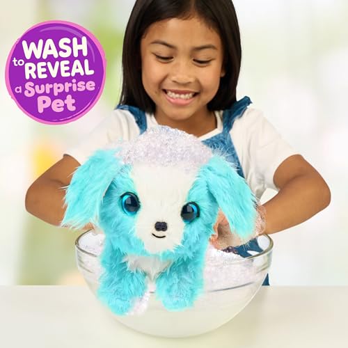 SCRUFFALUVS Blue Surprise Pet, Mystery Plush Toys, Stuffed Animals, Wash to Reveal 1 of 3 Rescue Surprise Toy Pets: Puppy,...