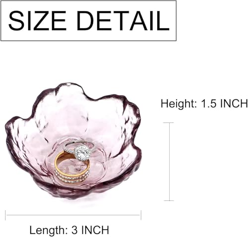 Flower Jewelry Tray, Deccorative Ring Dish Coquette Room Decor Aesthetic Small Trinket Tray Jewelry Organizer