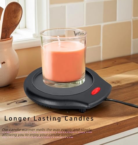 ASAWASA Candle Warmer for Large Jar, Coffee Mug Warmers, Safely Releases Scents Without a Flame, Melt The Candle Quickly, ...