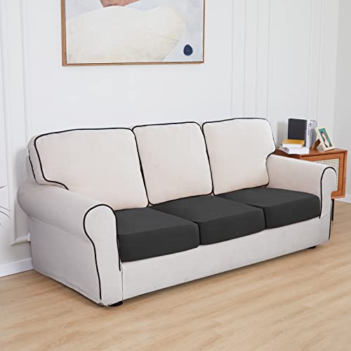 Easy-Going 100% Waterproof Chair Sofa Seat Cushion Slipcovers Couch Cushion Cover Stretch Furniture Protector for Kids, Pe...