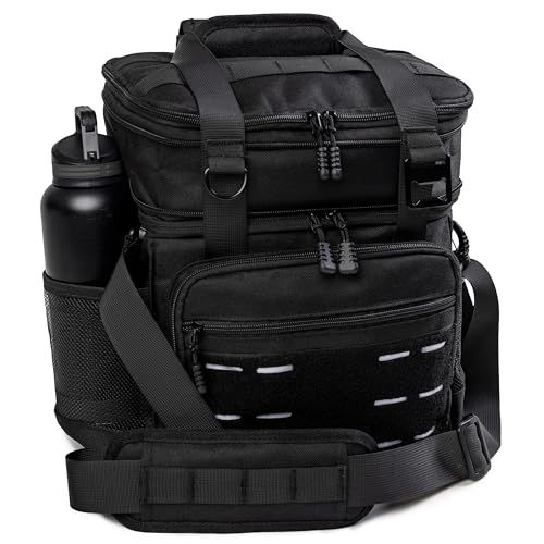 ThinkFit Tactical Lunch Box for Men - Heavy Duty Insulated Lunch Bag - Military Style Large Capacity Meal Prep Cooler Bag ...