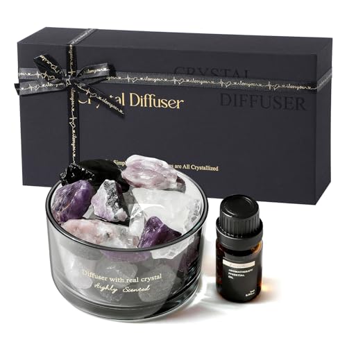 Aroma Stone Passive Diffuser with Essential Oils for Home, Bathroom, Office | Room Scent | Home Decor & Fragrance, Elegant...