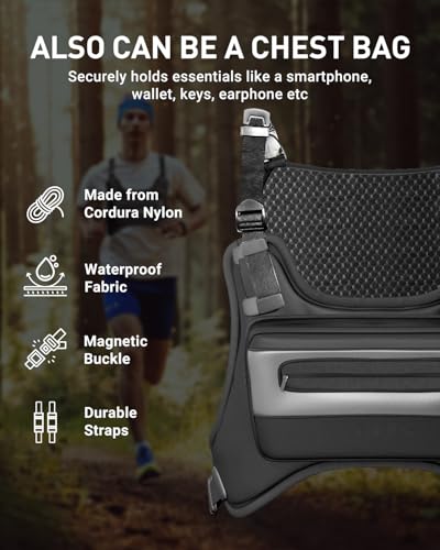 THOUSTA Portable Wearable Fan Rechargeable, Lightweight Cooling Vest, Portable Back Air Conditioner, Cooling Clothes Perfe...