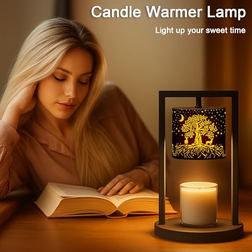 Candle Warmer Lamp with Timer Wax Melt Warmer for Scented Jar Candles Candle Lamp Warmer Gifts for Mom, House Warming Gift...