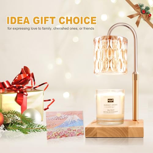 Honvinor Candle Warmer Lamp, Candle Warmer Light with Timer & Dimmer, Candle Warmer Lamp Adjustable Height, Compatible wit...