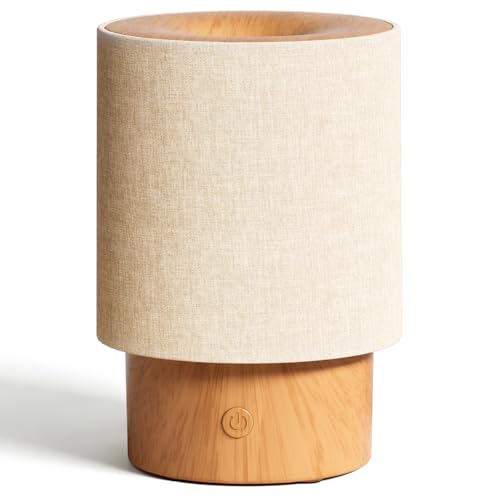 ARVIDSSON Essential Oil Diffuser with Fabric Cover, 100ml Aromatherapy Diffuser for Home, Ultrasonic Diffuser with Night L...