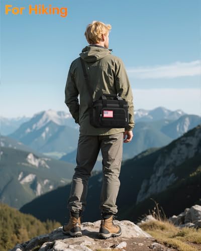 HOTOR Lunch Box for Men & Women - Insulated Lunch Bag with Multiple Pockets, Tactical Cooler Bag for Work, Hiking, Campin...