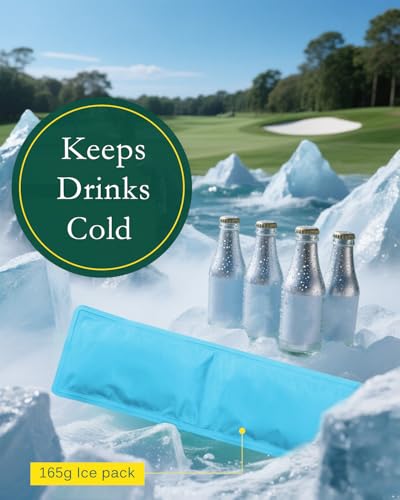 Golf Cooler Bag with Ice Packs - Golf Gifts for Men Fits in Golf Bags Golf Accessories Fathers Day Dad Gifts from Daughter...