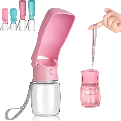 Portable Dog Water Bottle, Foldable Dog Water Bottle Leak Proof Dispenser for Puppy Small Medium Large Dogs, Pet Drink Cup...