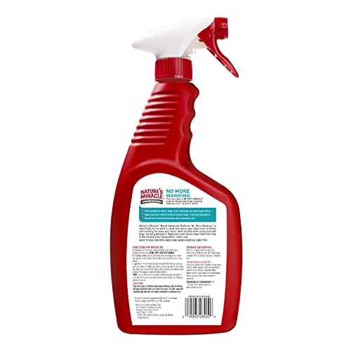 Nature's Miracle Advanced Platinum No More Marking, 24 Ounces, Helps Discourage Repetitive Pet Marking