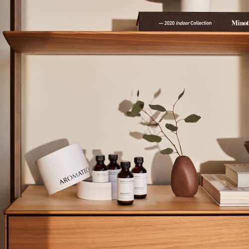 AromaTech The Bestsellers Set | Gift Set of Aroma Diffuser Essential Oils Blend of Santal, The Hotel, White Tea & Thyme, a...